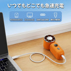 【1周年記念】超小型ハンディファン 冷却プレート搭載   携帯扇風機